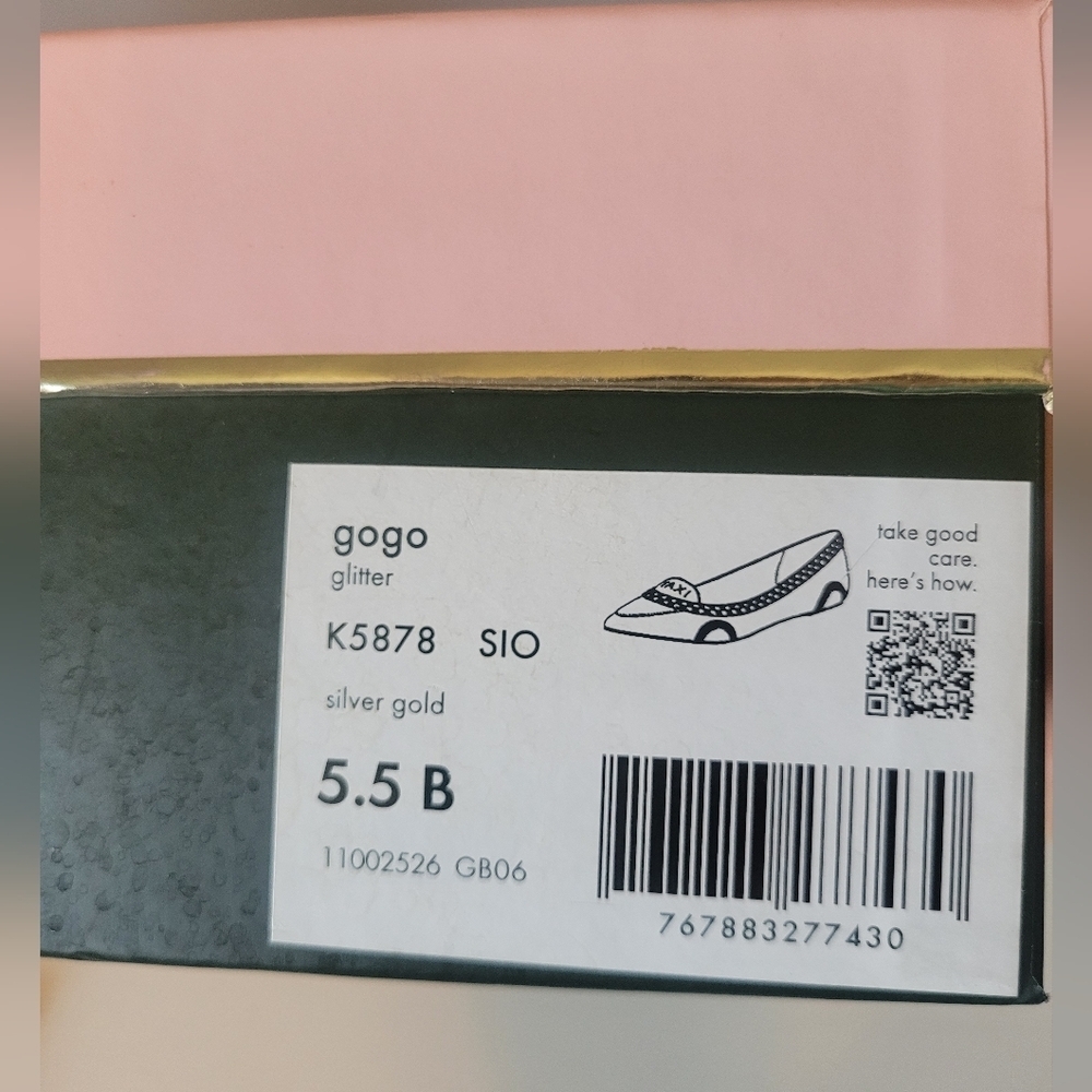 Kate Spade Gogo Glitter Taxi Flats, VGUC, Size 5.5 - Picture 13 of 13